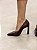 Scarpin Feminino Louise Vinho em Couro legítimo - Imagem 11