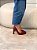 Scarpin Feminino Louise Vinho em Couro legítimo - Imagem 7