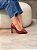 Scarpin Feminino Louise Vinho em Couro legítimo - Imagem 6