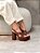 Sandalia Plataforma Andressa Marrom - Imagem 7