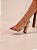 Sandália Leticia Nude Salto bloco - Imagem 8