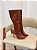 Bota Feminina Charlote Caramelo Cano Longo - Imagem 8