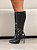 Bota Feminina Charlote Preta Cano Longo - Imagem 1