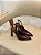 Slingback Feminino Louise Marrom - Imagem 9