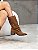 Bota Feminina Texas Slouch Caramelo em Camurça - Imagem 1