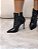 Bota Feminina Perla Preta Salto Fino - Imagem 1
