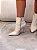 Bota Feminina Perla Off-White Salto Fino - Imagem 2