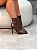 Bota Feminina Perla Marrom Salto Fino - Imagem 1