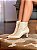 Bota Feminina Amélia Off-white em Couro legítimo - Imagem 6
