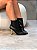 Bota Feminina Samanta Preta com Salto dourado - Imagem 9