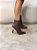 Bota Feminina Samanta Marrom com Salto dourado - Imagem 9