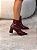 Bota Feminina Cátia Vinho em Couro legítimo - Imagem 5
