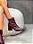 Bota Feminina Cátia Vinho em Couro legítimo - Imagem 1