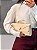 Bolsa Feminina trançada Victoria Off-white - Imagem 1