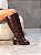 Bota Feminina Giana Cano Alto marrom - Imagem 1