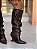 Bota Slouch Taylor Cano alto Marrom - Imagem 8