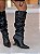 Bota Slouch Taylor Cano alto Preta - Imagem 7