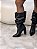 Bota Feminina Slouch Siena Preta em Couro legítimo - Imagem 2