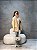 Bota Feminina Talita Off-white em Meia tricô - Imagem 3