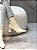 Bota Feminina Talita Off-white em Meia tricô - Imagem 2