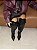 Bota Feminina Aline Over Preta Salto Baixo - Imagem 9