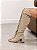 Bota Feminina Aline Over Fendi Camurça Salto Baixo - Imagem 1