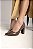 Scarpin Feminino Penélope Marrom em Couro Legítimo - Imagem 4