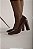 Scarpin Feminino Penélope Vinho em Couro Legítimo - Imagem 3