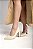 Scarpin Feminino Penélope Off-White em Couro Legítimo - Imagem 1