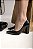 Scarpin Feminino Penélope Preto em Couro Legítimo - Imagem 13