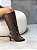 Bota Feminina Amélia Marrom Cano longo em couro legítimo - Imagem 11