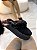 Mule Plataforma Ruby Preto de Pelos - Imagem 2