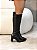 Bota Feminina Natália cano alto em couro legítimo Preta - Imagem 9