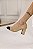 Scarpin Feminino Gabriele Bicolor Nude/preto - Imagem 4
