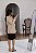 Scarpin Feminino Gabriele Bicolor Nude/preto - Imagem 8