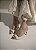 Tamanco Feminino Kate Salto fino Off-white com Biqueira - Imagem 1