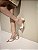 Tamanco Feminino Kate Off-white Salto Bloco com Biqueira - Imagem 3