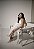 Slingback Feminino Alana Off-white em Couro legítimo com Salto cromado - Imagem 3