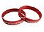 Pulseira em Silicone - Vermelha Código ERB - Imagem 1