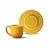 6 Xícaras de café acanthus mostarda 72 ml - Imagem 1