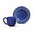 6 Xícaras de café argos azul navy 72 ml - Imagem 1