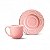 6 Xícaras de café argos rosa 72 ml - Imagem 1