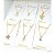 Kit 10 Correntinhas Femininas Folheadas A Ouro - Imagem 2