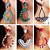 Kit 10 Brincos Luxo Em Strass Modelos Grandes - Imagem 6