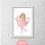 Kit Quadros: Bailarina Anjinho Rosa - Imagem 7