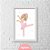 Kit Quadros: Bailarina Anjinho Rosa - Imagem 5