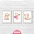Kit Quadros: Ursinha Brincando - Imagem 4