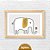 Kit Quadros: Safari Preto e Branco (Leão, Girafa, Zebra e Elefante) - Imagem 7