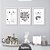 Kit Quadros: Ursinho Alfabeto Preto e Branco - Imagem 1