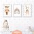 Kit Quadros: Boneca Ursinha Arco-Íris em Aquarela - Imagem 1
